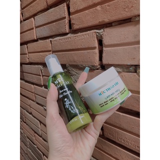 Combo 1 Serum tái tạo & 1 bột rửa mặt Mộc Thảo Tây