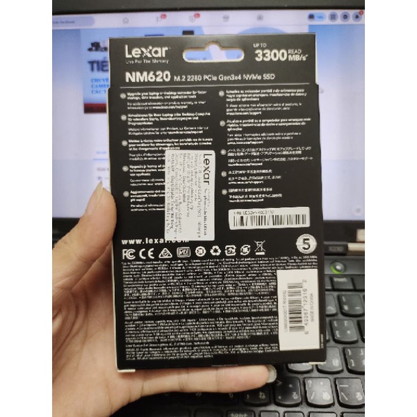 Ổ Cứng SSD 1TB Lexar NM620 NVMe M2 PCIe Gen3 x4 2280 (LNM620X001T) - Chính Hãng Mai Hoàng | BigBuy360 - bigbuy360.vn