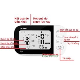 Máy đo huyết áp Omron 7361T - Máy đo huyết áp chính hãng bảo hành 5 năm