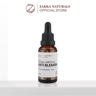 Tinh chất (Serum) B3 Zakka Naturals Revival Ampoule Anti Blemish 10% Niacinamide + NAG 10ml - 30ml