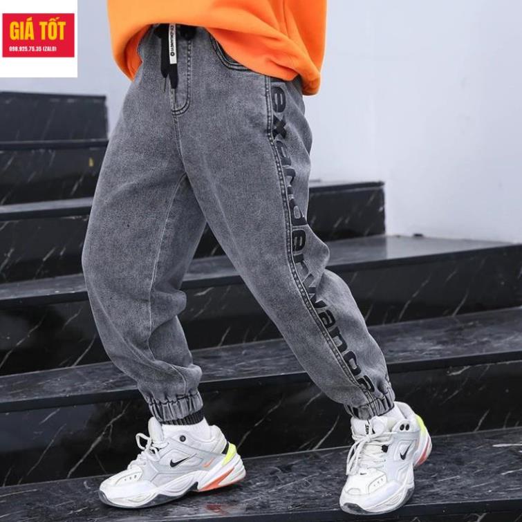 Quần jean cho bé trai 5 tuổi   ☑️ Thời trang bé trai 6 tuổi size đại 30kg 35kg 4