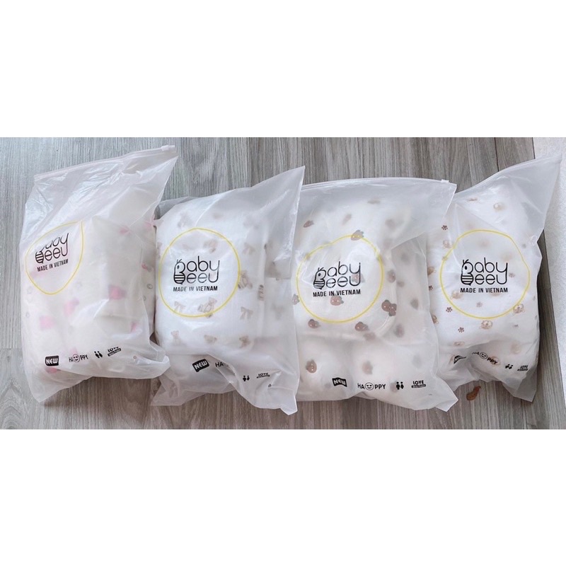 Bộ Chặn Bông Kèm Gối Lõm Baby Bee Cho Bé