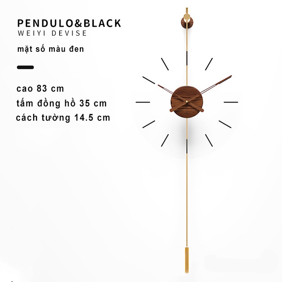 Đồng Hồ Treo Tường Decor Trang Trí Phòng Khách Độc Đáo, Sáng Tao