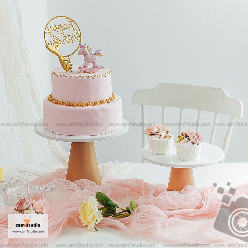 Kệ Bánh Decor chụp hình sản phẩm, chụp ảnh bánh, mỹ phẩm, trang sức - Cam7Studio.com