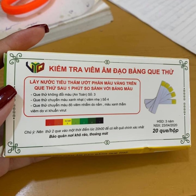 Que test viêm phụ khoa nấm ngứa âm đạo