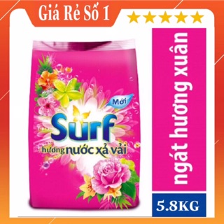 Bột Giặt Surf 5.8kg Hương Nước Xả Vải