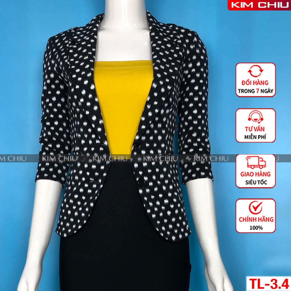 Áo Vest Nữ Công Sở Kim Chiu Cao Cấp Tay Lỡ Form Đẹp [ĐỔI TRẢ THOẢI MÁI] VTL-3.4