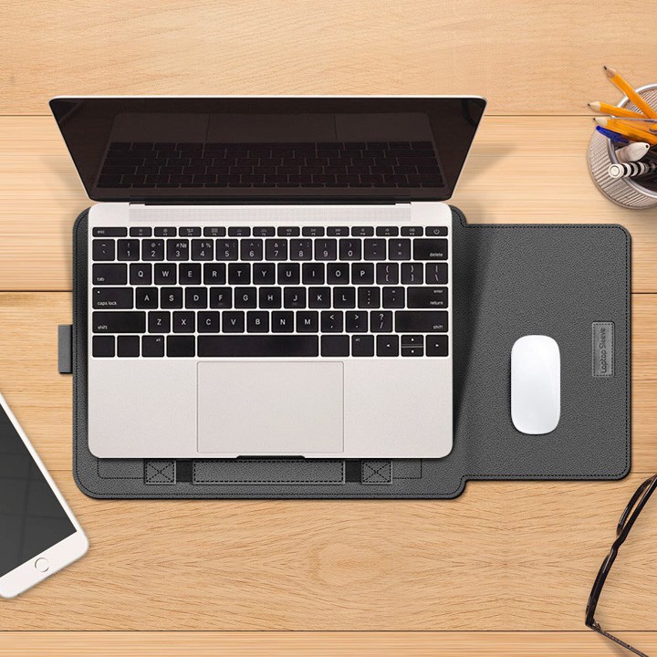 Túi đựng nhiều tính năng chất liệu PU Oz137 cho laptop