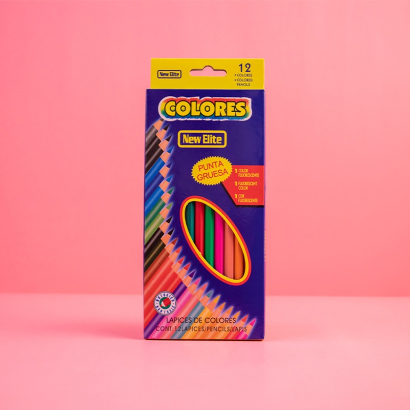 Bộ 12 Bút Chì Màu 12 Màu Graffiti Cao Cấp Dành Cho Họa Sĩ