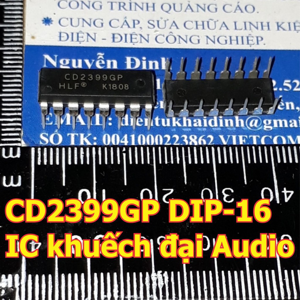 5 con CD2399GP CD2399 2399 DIP-16 IC khuếch đại Audio kde6376