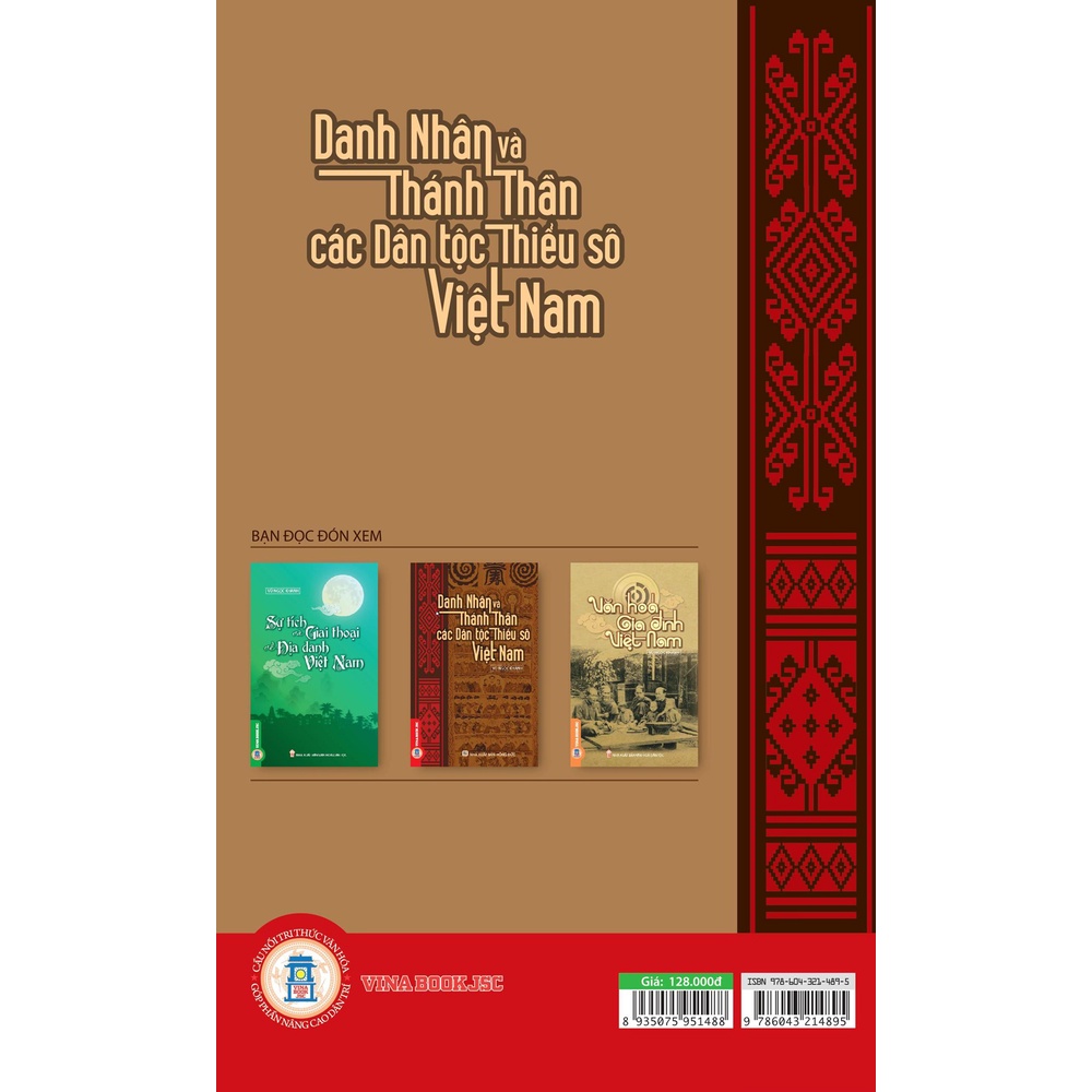 Sách - Danh Nhân Và Thánh Thần Các Dân Tộc Thiểu Số Việt Nam