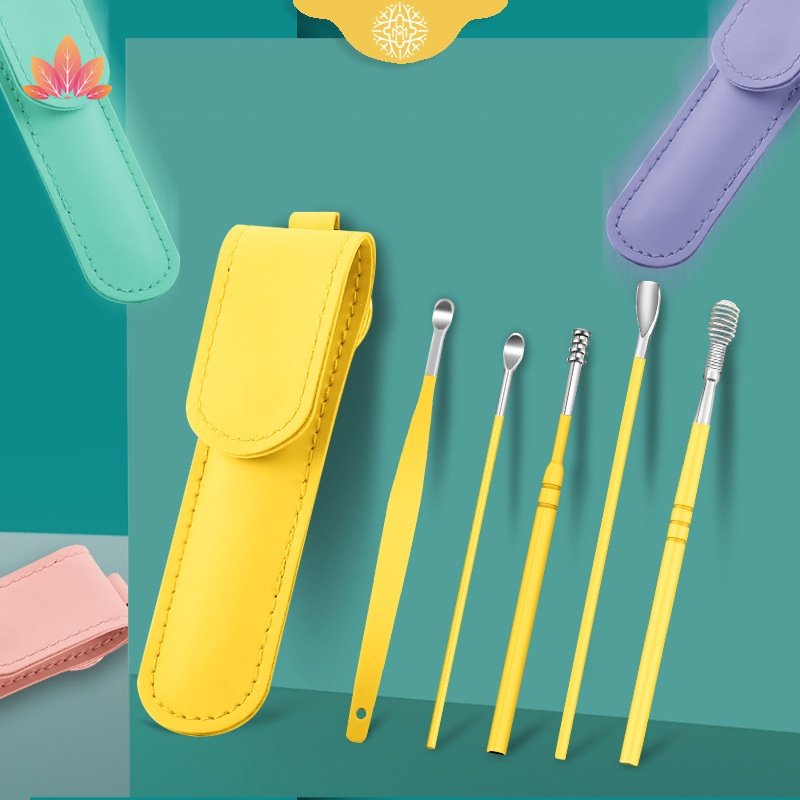 Bộ Dụng Cụ Lấy Ráy Tai Bằng Thép Không Gỉ Chuyên Dụng JP5