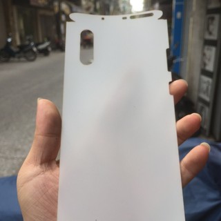 DÁN PPF NHÁM CHỐNG VÂN TAY· FULL LƯNG+VIỀN CHO SAMSUNG NOTE 10/NOTE 10+