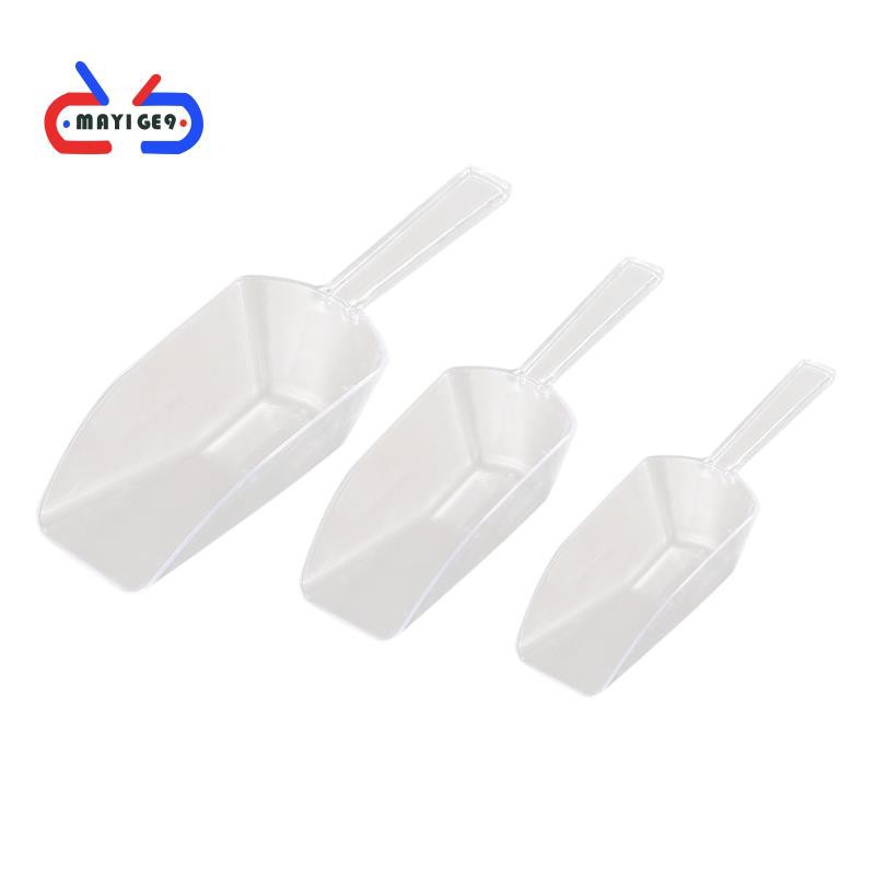 Set 3 Dụng Cụ Xúc Đá Bằng Nhựa Trong Suốt