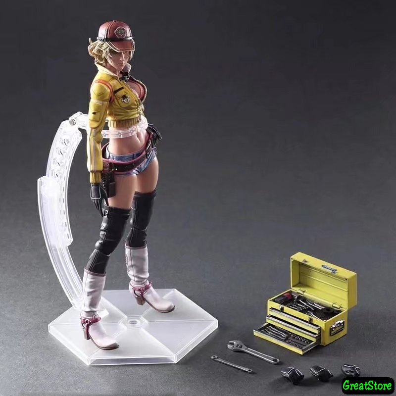 MÔ HÌNH NHÂN VẬT Cindy Aurum Mechanic FINAL FANTASY PAK FIGMA CỬ ĐỘNG ĐƯỢC 26cm