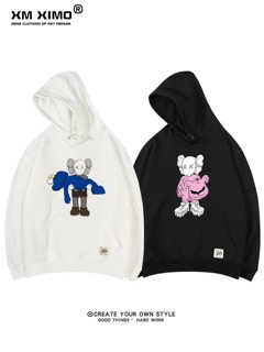 Áo hoodie Marvel & Kaw khách đặt note mẫu