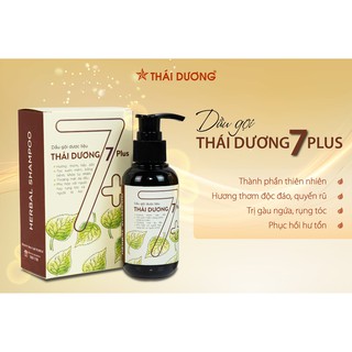 Dầu gội dược liệu Thái Dương 7 plus 250ml - Sao Thái Dương