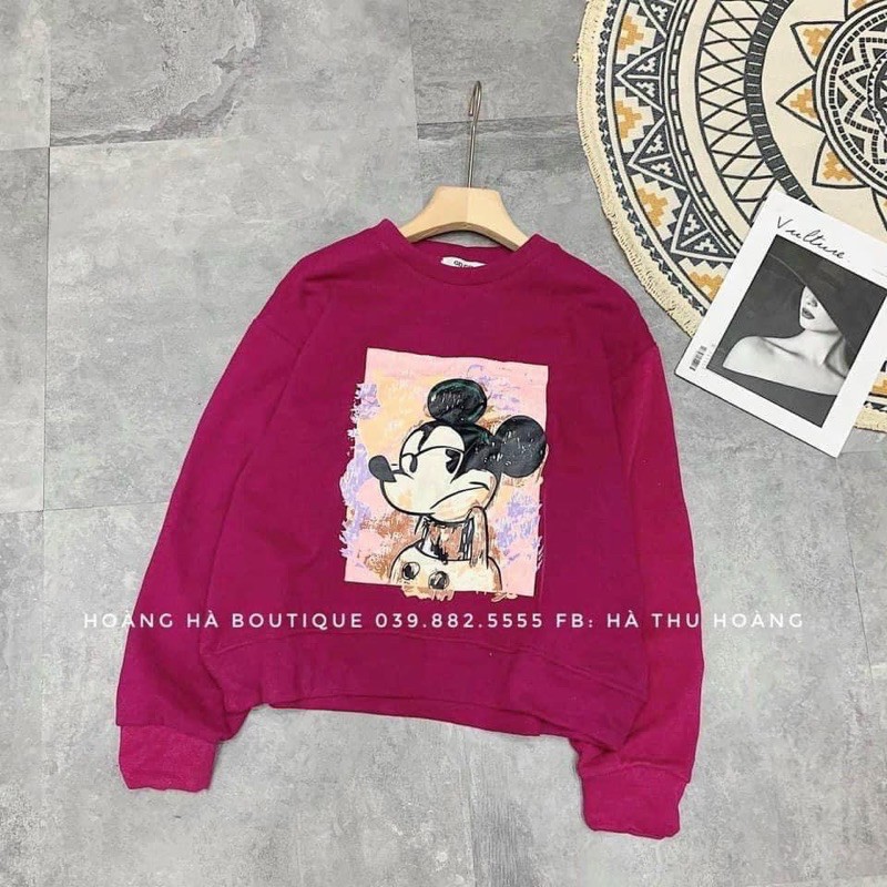 Áo nỉ 2 màu dành cho nữ ( chất nỉ bông ) | BigBuy360 - bigbuy360.vn