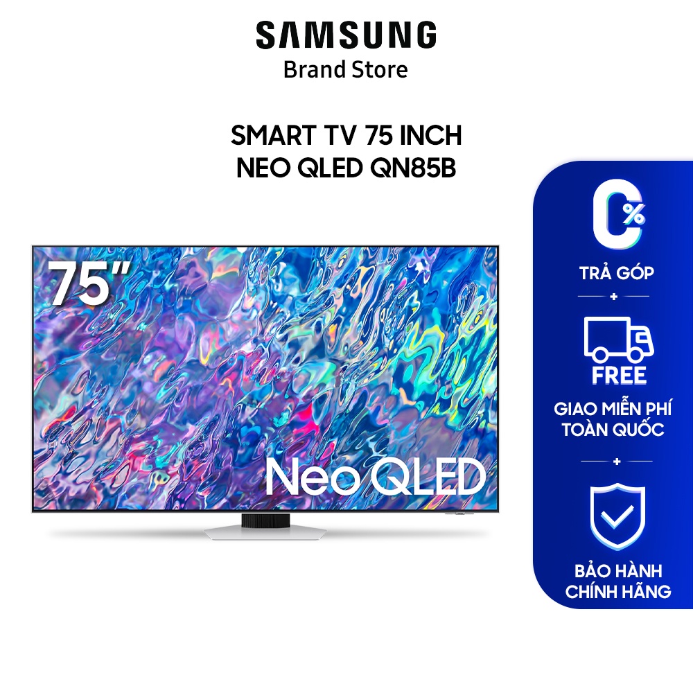 [Mã ELBAU5 giảm 5% tối đa 500K] Smart TV Samsung 4K Neo QLED QN85B 75 inch 2022