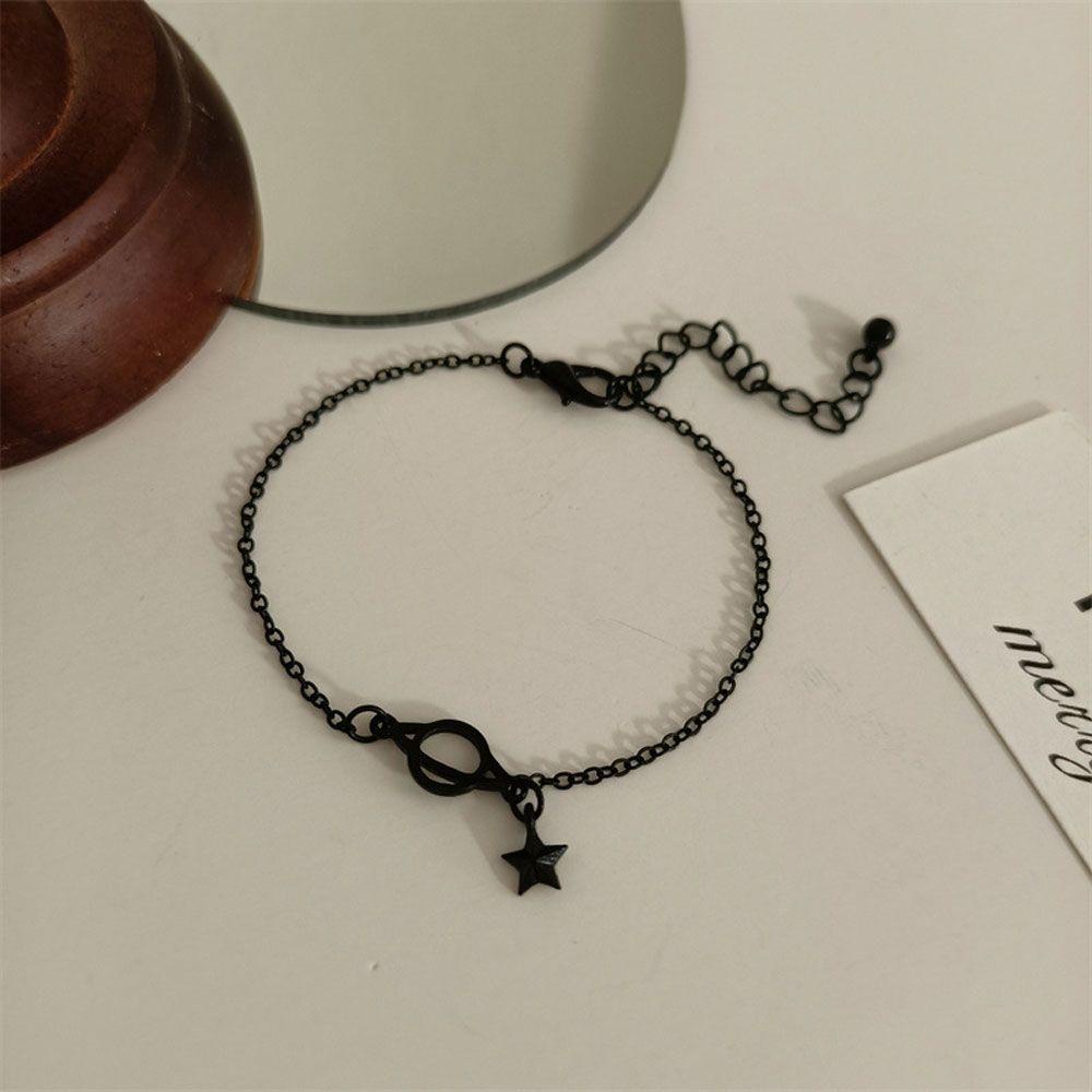 Vòng Tay Ngôi Sao Đen Phong Cách Gothic