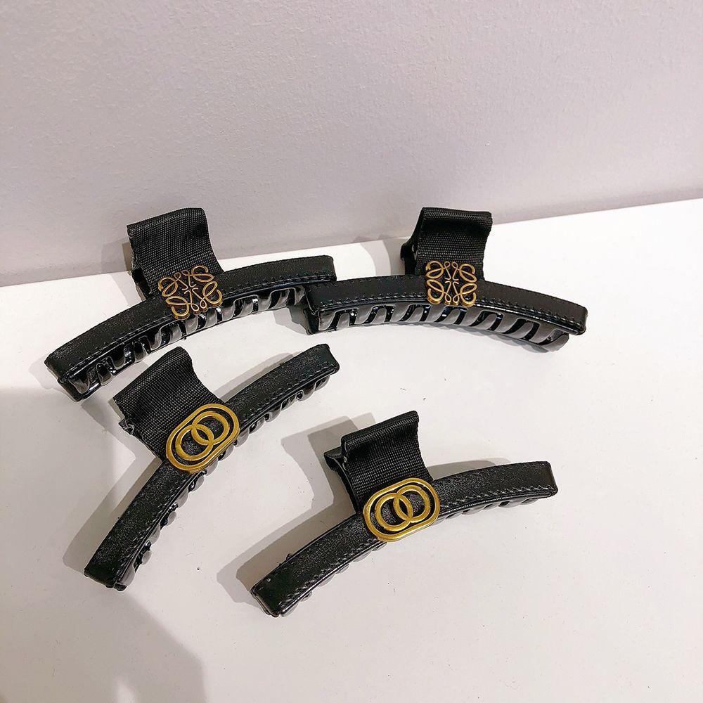 NICKOLAS Kẹp Tóc Hình Cá Mập Bằng Da Cỡ Lớn Thời Trang Cho Nữ