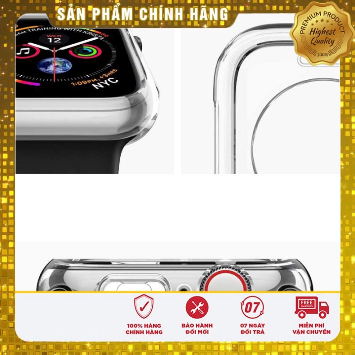 Ốp Apple Watch ❤ Ốp Bảo Vệ Đồng Hồ Thông Minh Apple Watch Series 6/5/4/3/2/1 Dẻo Trong Suốt ❤ Full Size 38/40/42/44