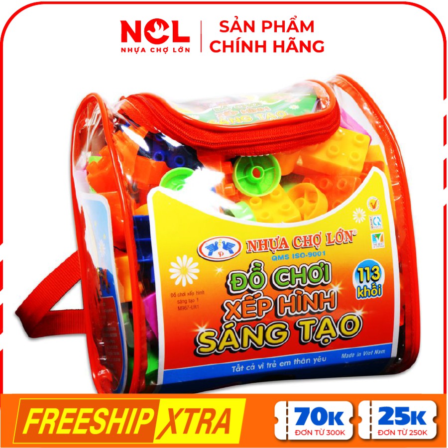 [Nhựa Chợ Lớn] Đồ chơi xếp hình trẻ em 01 - M967-LR