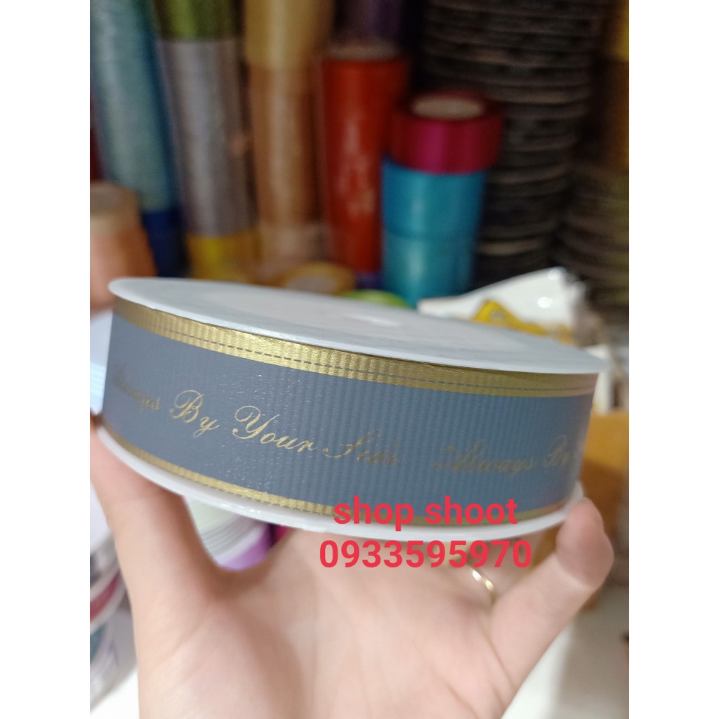 Ruy băng thái chữ I LOVE YOU MORE