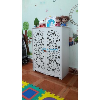 Tủ Giày 3 Tầng Hoa Cúc P-HOME