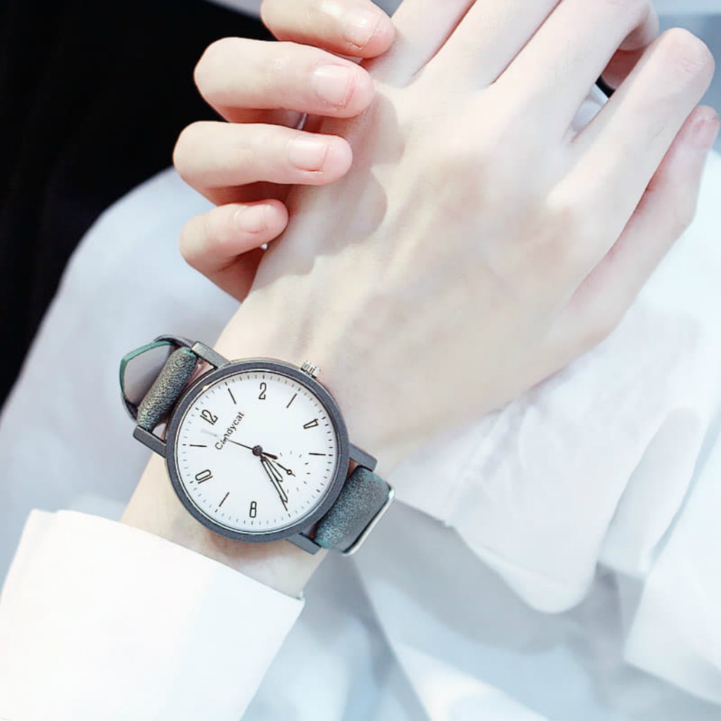 [RẺ VÔ ĐỊCH]Đồng Hồ Nữ Candy cat Chính Hãng Dây Da Lộn Thời Trang Hàn Quốc | BigBuy360 - bigbuy360.vn