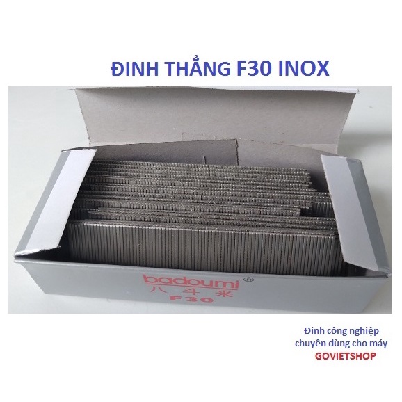 Đinh F30 inox 304 công nghiệp dài 30mm bằng inox