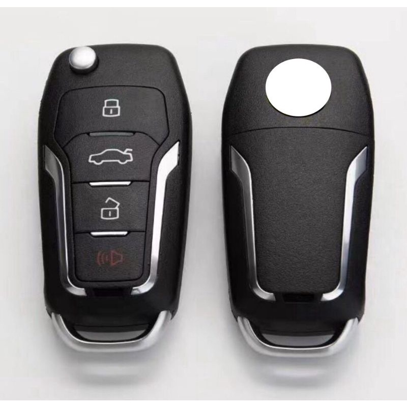 Vỏ chìa khoá độ gập xe Ford 4 NÚT