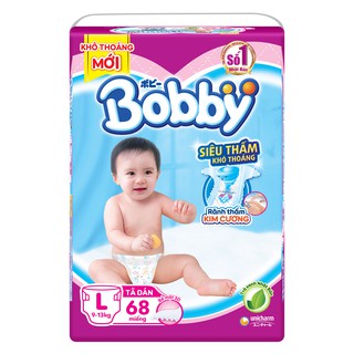 Bỉm tã dán Bobby Jumbo siêu mỏng đủ size cho bé