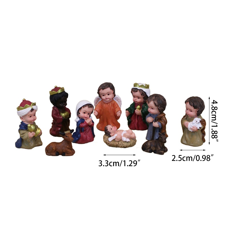 Đồ trang trí Nhân Vật Jesus Bằng Nhựa Resin Trang Trí Giáng Sinh