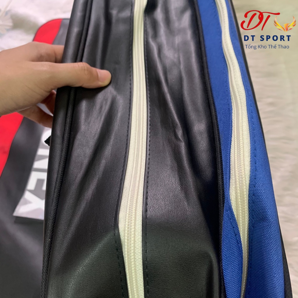 Túi đựng vợt cầu lông Yonex 2 ngăn ⚡ Free Ship ⚡ vải polyester màu xanh đỏ cao cấp