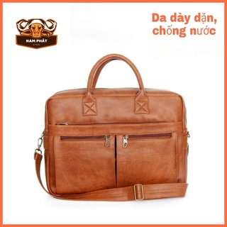 Cặp Công Sở NP03 Da Cao Cấp, Đi Học, Đi Làm