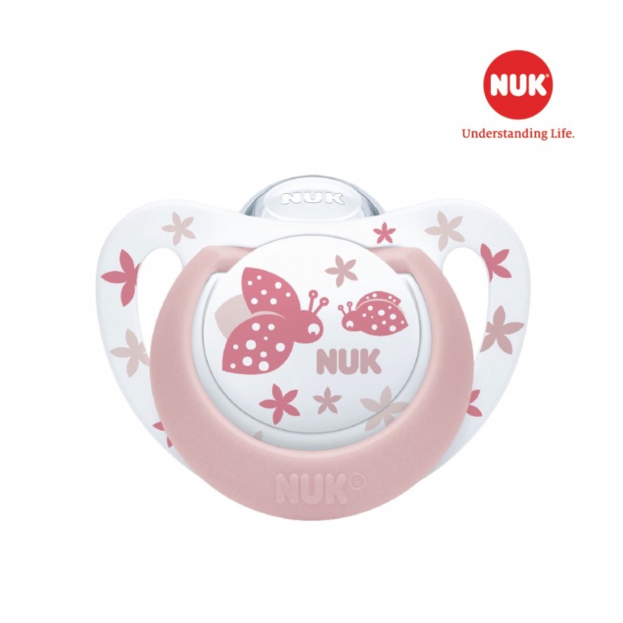 Bộ 2 Ti Giả NUK Genius Thế Hệ Mới Cải Tiến 100% Silicon Siêu Nhẹ