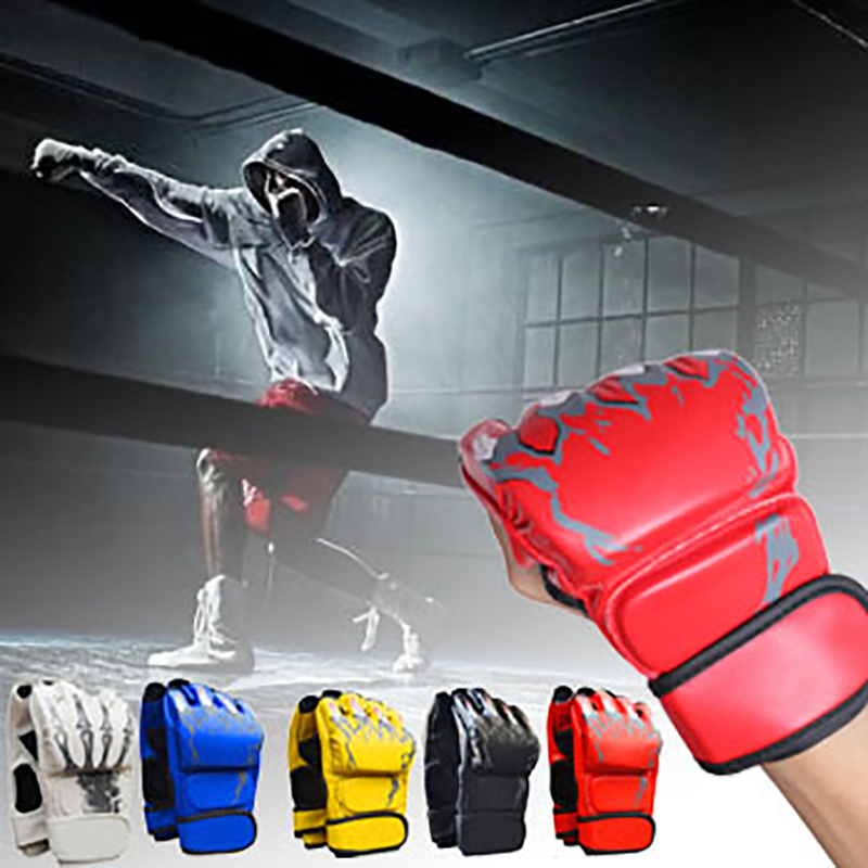 Găng tay boxing chất liệu da cao cấp