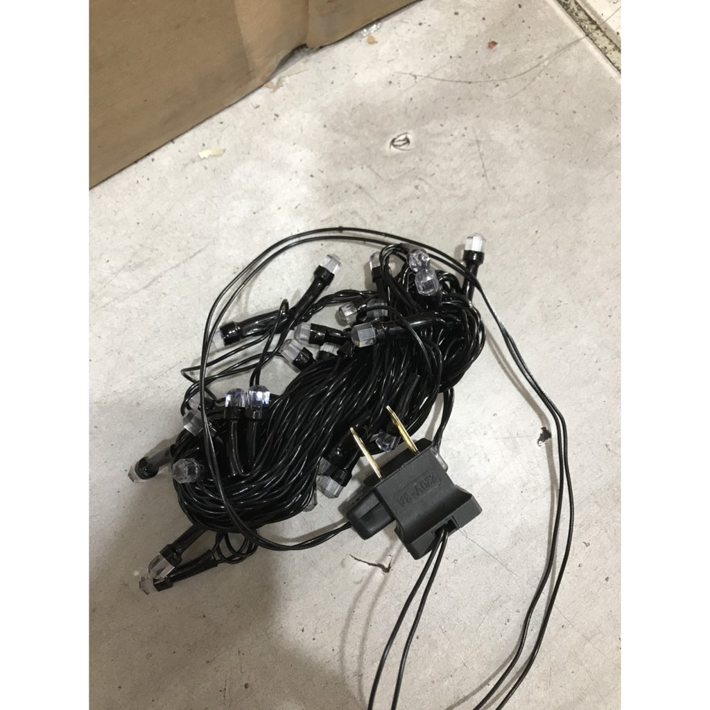 ✅Dây đèn Led lục giác dài 10m nhấp nháy nhiều màu dùng trang trí Sân Vườn, Gia Đình, Quán, Noel✅