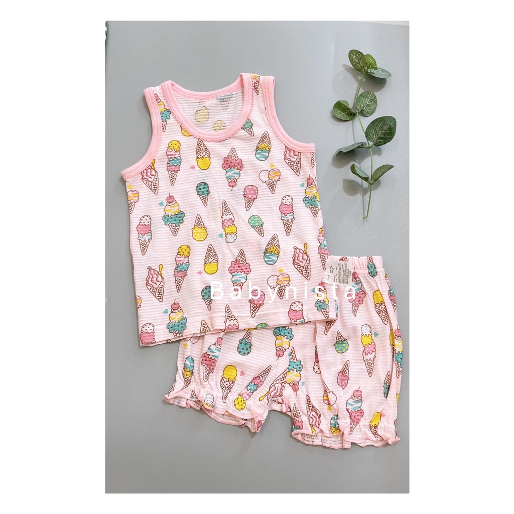 BỘ SÁT NÁCH BÉ GÁI THUN COTTON GIẤY