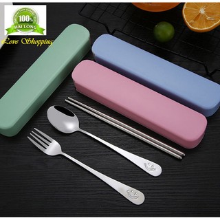 Hộp Đựng Đũa Thìa Inox Chống Gỉ Cao Cấp An Toàn Sức Khỏe - Hộp Đựng Tiện