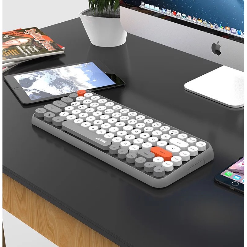 Bàn Phím Máy Tính  Bluetooth Phong Cách Ajazz – Wireless Keyboard 308i