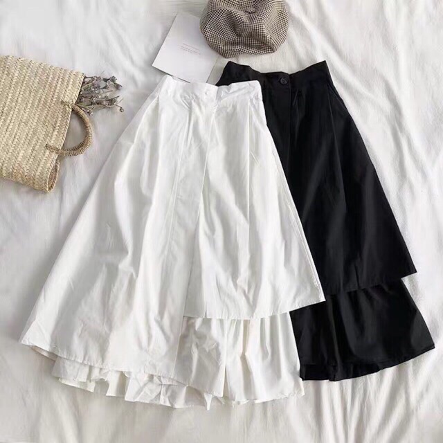[Mã WAADD giảm 20k đơn 99k] Chân váy tầng vạt lệch Ulzzang siêu xinh | BigBuy360 - bigbuy360.vn