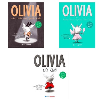 Sách - Combo 3 cuốn Olivia - Truyện thiếu nhi cho bé - Crabit Kidbooks