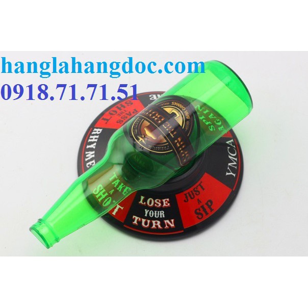 Chai bia xoay uống rượu, bia đồ chơi ăn nhậu, sát phạt siêu độc lạ