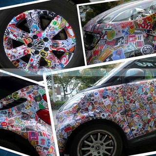 Set 50 Miếng Dán Trang Trí Hình Graffiti Độc Đáo