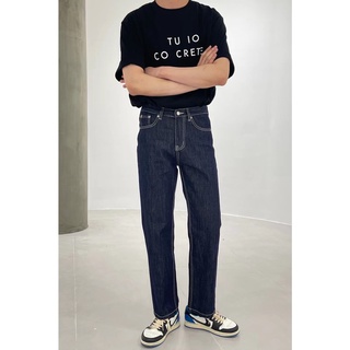 Quần jean nam cao cấp dáng hàn quốc ống xuông basic n1250