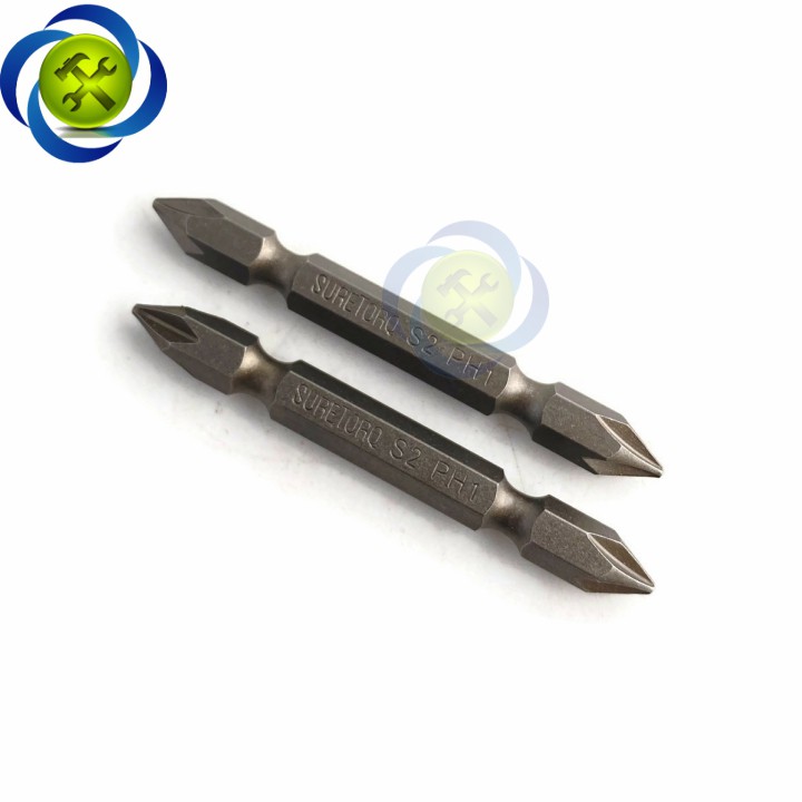 Mũi vặn vít 2 đầu PH1 Suretorq 1563-1001 PL màu xám dài 65mm (2mũi)