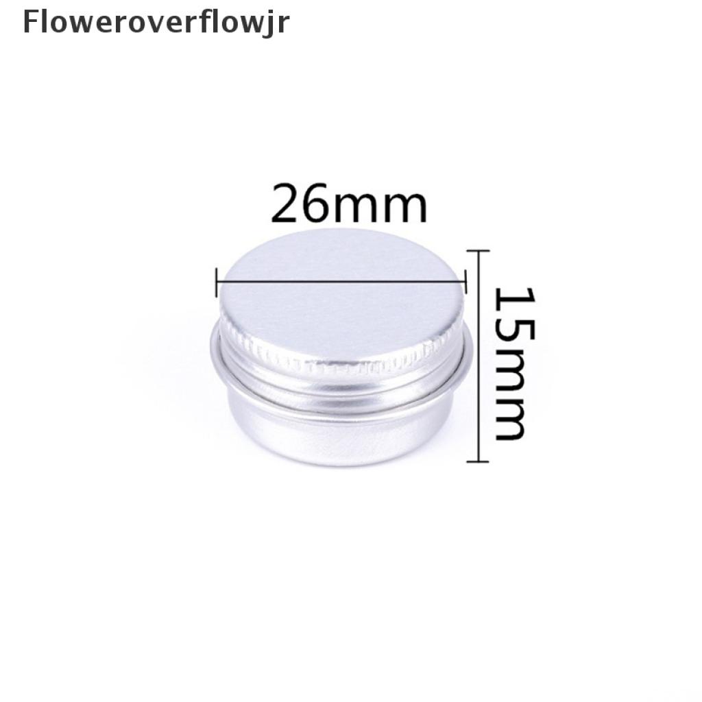 Set 10 Hộp Thiếc Nhôm 5ML Đựng Mỹ Phẩm / Kem / Son Môi / Nến