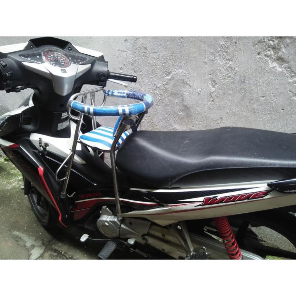 Ghế ngồi xe máy inox